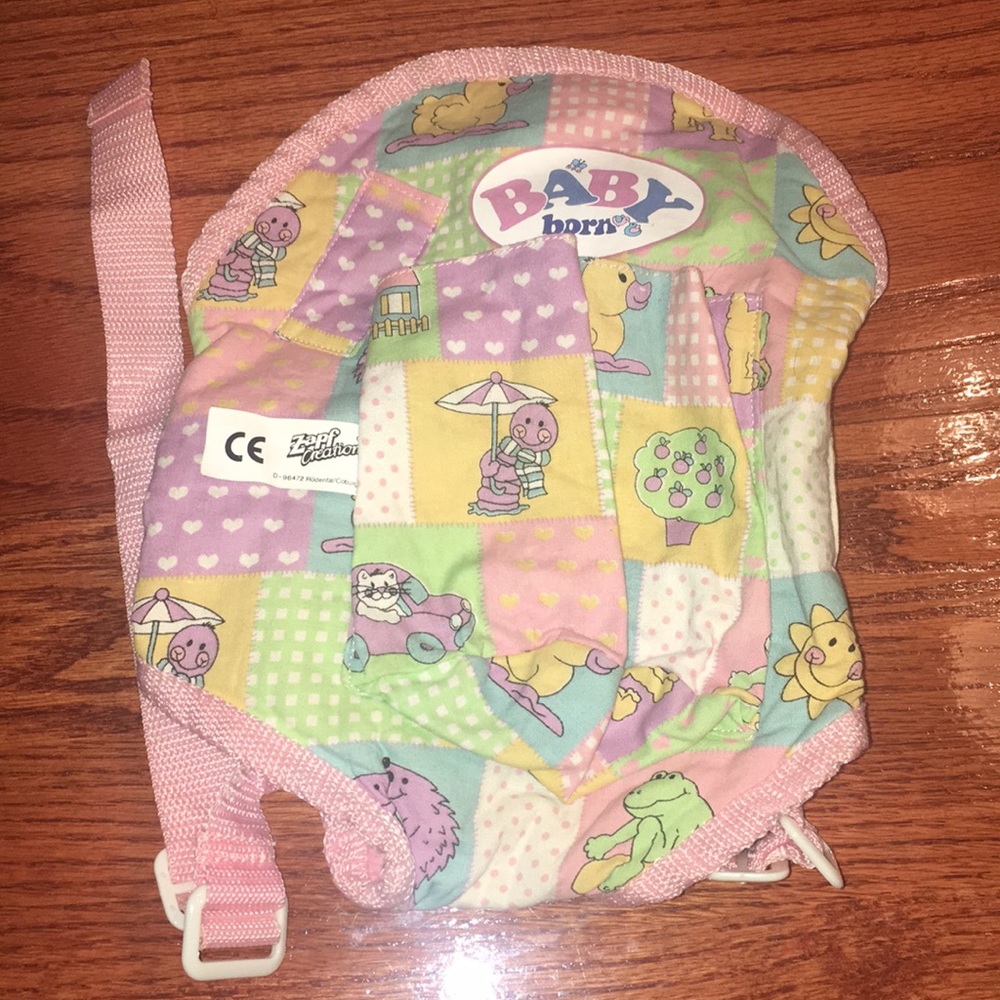 Baby Born Doll front pack